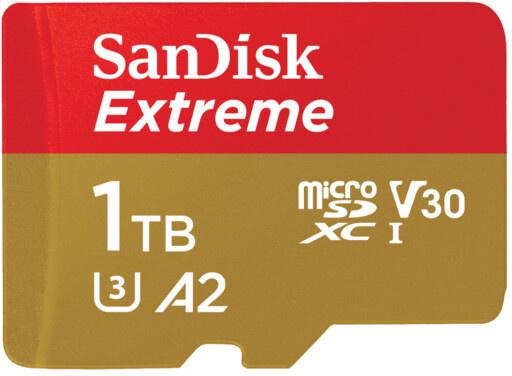 Image 1 : Première carte microSD de 1 To : Sandisk devance Micron avec un modèle à 450 dollars