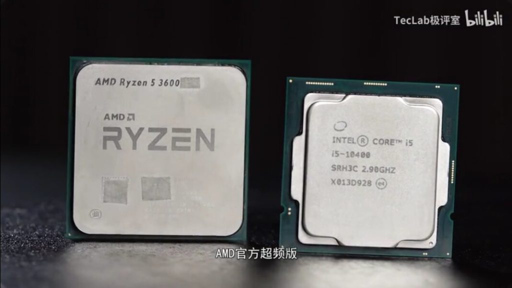 Image 2 : Le Ryzen 5 3600XT confronté à l'Intel Core i5-10400 sur plusieurs jeux
