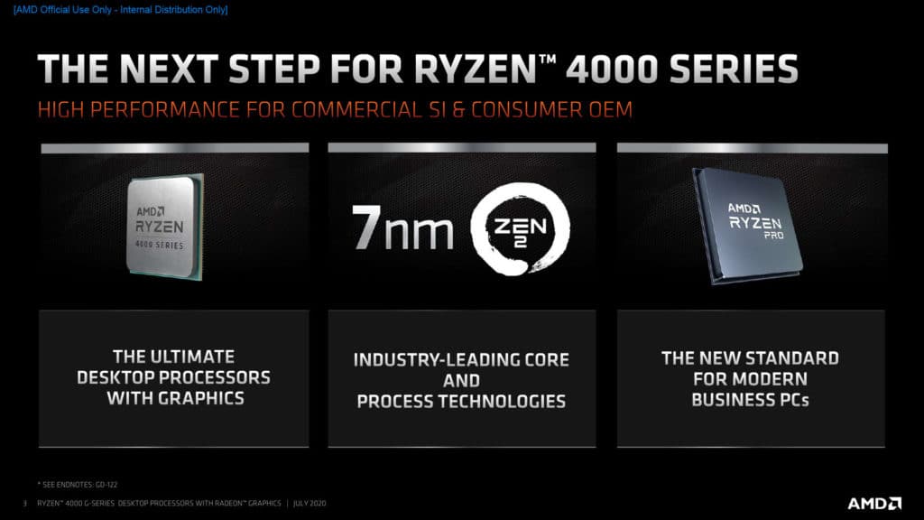 Image 7 : AMD dévoile ses APU Ryzen 4000 et Athlon 3000