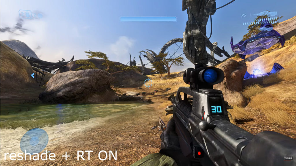 Image 1 : Halo 3 s’essaye au path tracing via Reshade