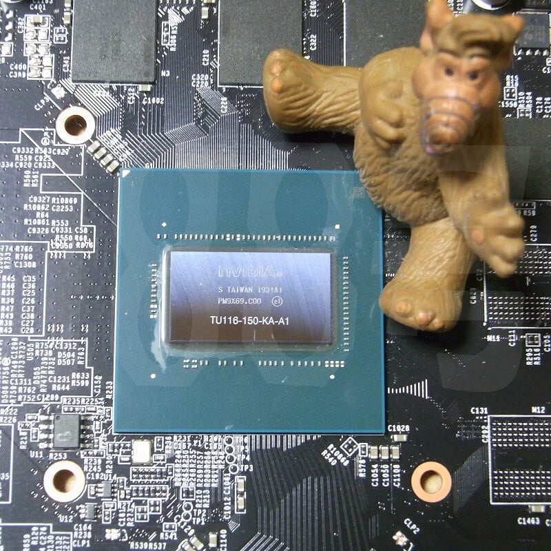 Image 1 : Un cliché confirme l’existence de la GTX 1650 avec un GPU TU116