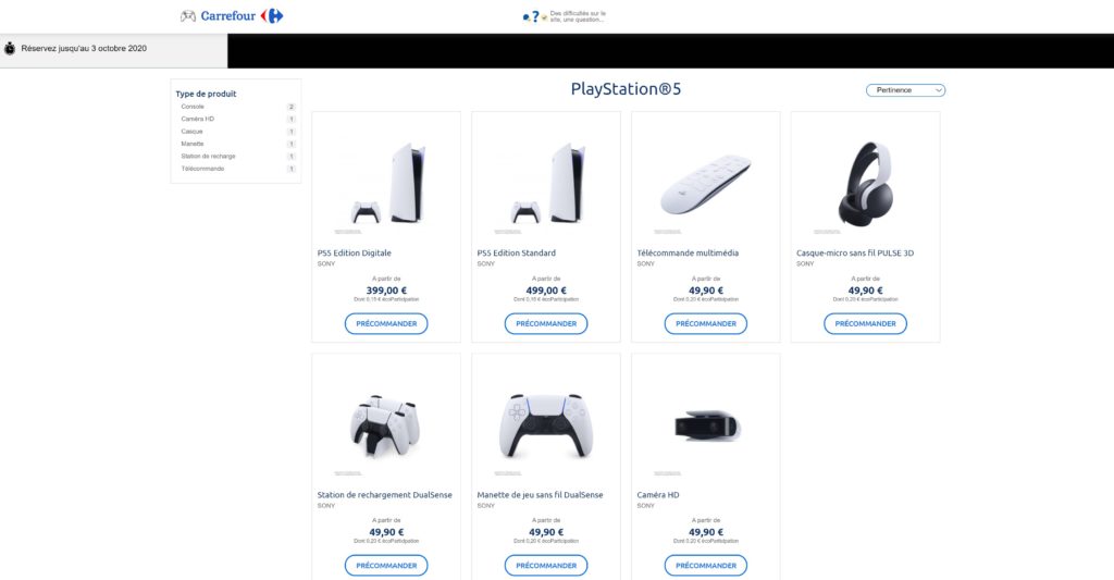 Image 2 : Carrefour divulgue les tarifs des PlayStation 5 et Xbox Series X