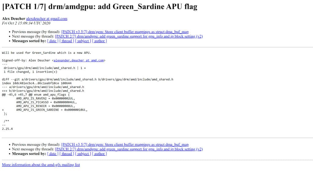 Image 1 : Green Sardine : encore un nouveau nom de code chez AMD !