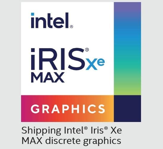 Image 1 : Iris Xe MAX : c’est le nom choisi par Intel pour ses cartes graphiques mobiles