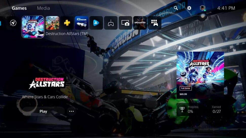 Image 3 : L’interface de la PlayStation 5 présentée en vidéo