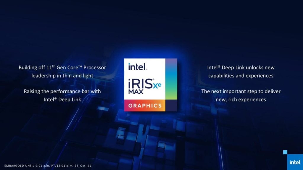 Image 20 : Intel présente son GPU Iris Xe MAX pour les PC portables