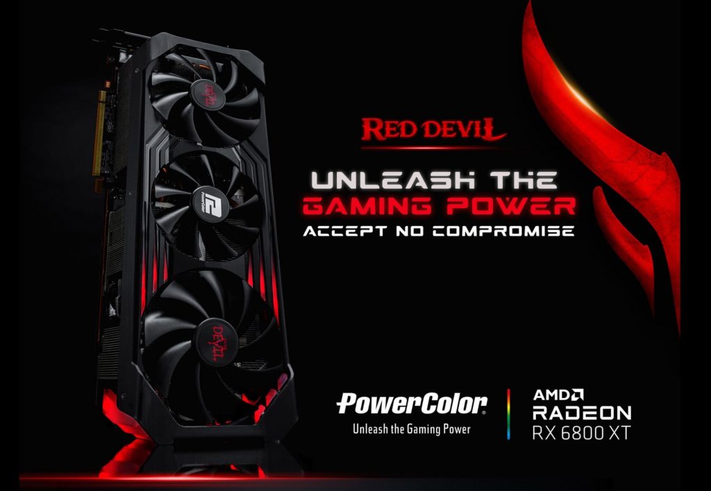 Image 1 : PowerColor présente ses inquiétantes RX 6800 et RX 6800 XT Red Devil