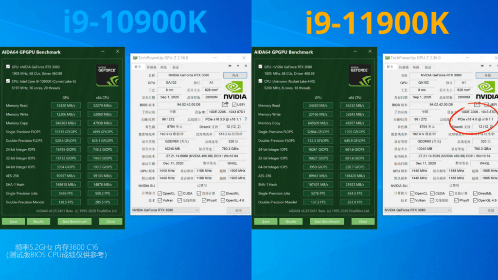 Image 2 : Le Core i9-11900K est moins performant que le Core i9-10900K dans certains jeux