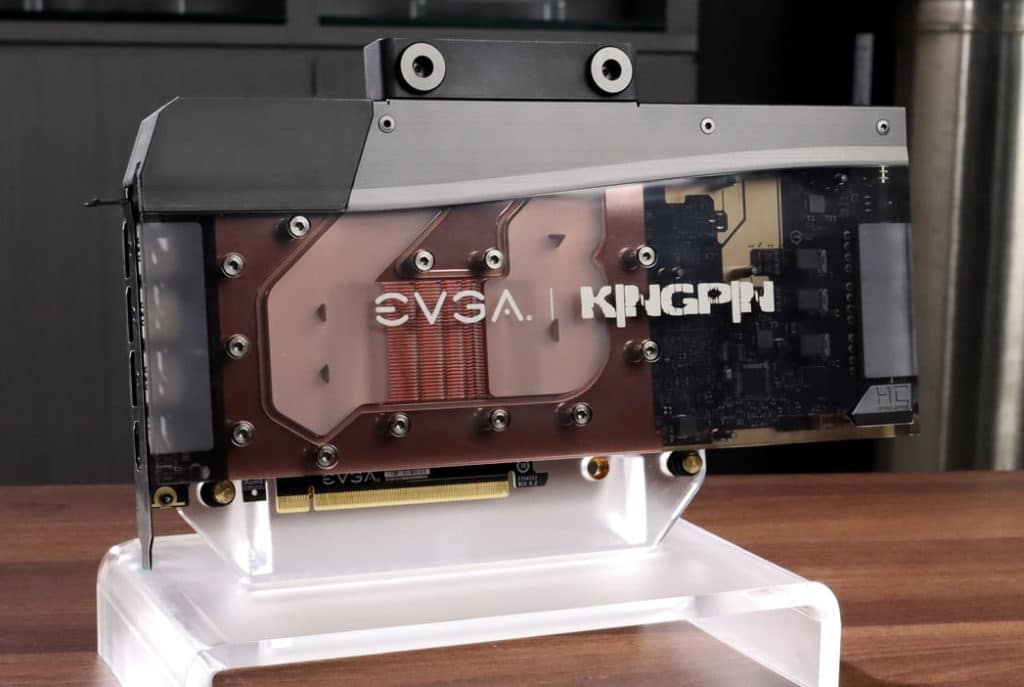 Image 1 : Evga dévoile une carte GeForce RTX 3090 K|NGP|N Hydro Copper