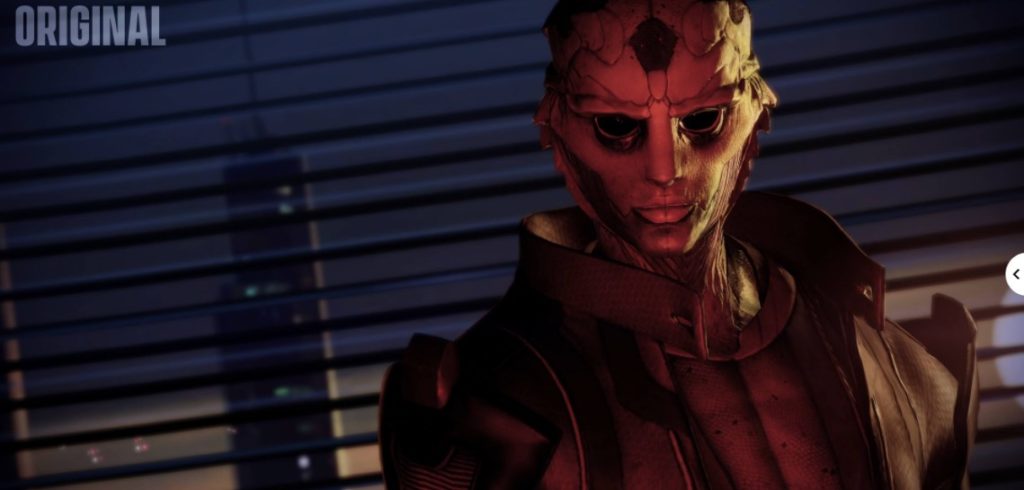 Foto 3: Edição lendária de Mass Effect em comparação com a trilogia original
