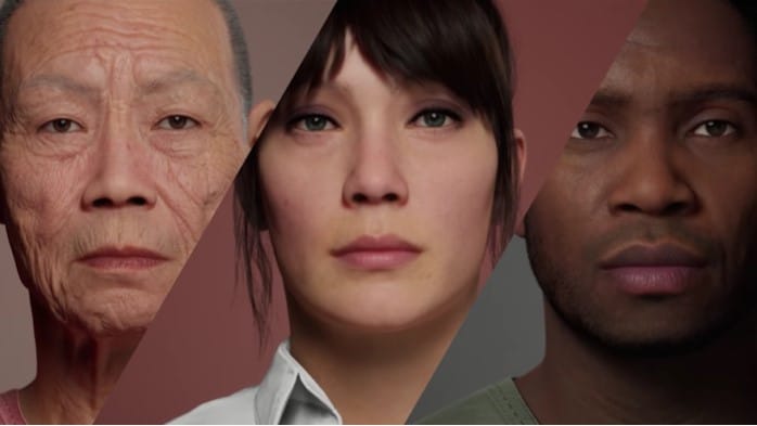 Image 1 : Unreal Engine : le MetaHuman Creator permet de modéliser des visages en quelques minutes